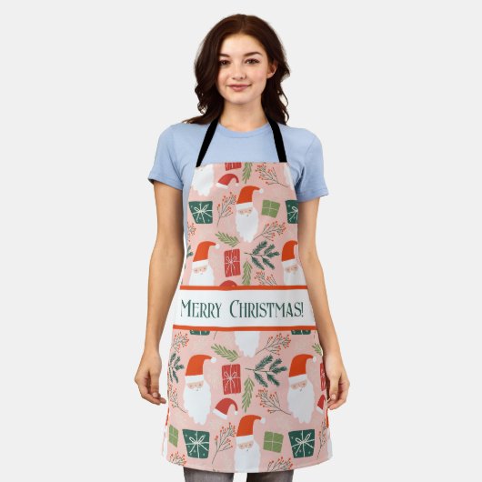 Tablier Santa Claus Noël Whimsy Baking (Porté)