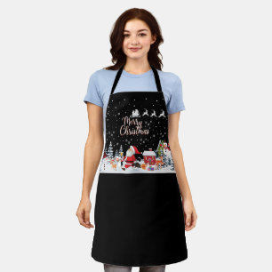 Tablier Santa Claus, Snowman Merry Christmas Holiday