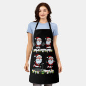 Tablier Santa Weightlifting Christmas Gym Deadlift (Porté)