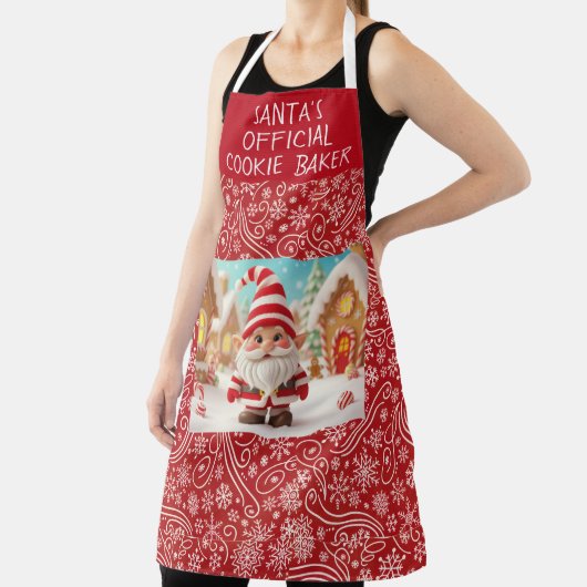 Tablier Santa's Official Cookie baker (Insitu)