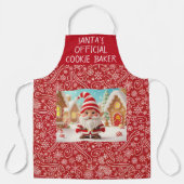 Tablier Santa's Official Cookie baker (Recto)