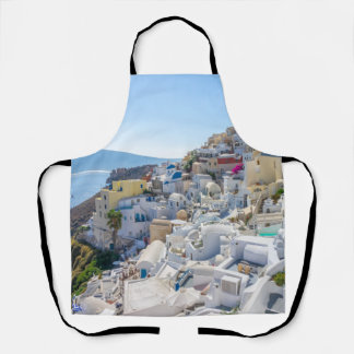 Tablier Santorin Grèce - journée ensoleillée d'été à Santo