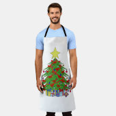 Tablier sapin de Noël (Porté)