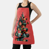 Tablier Sapin de Noël géométrique (Insitu)