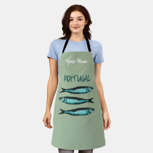 Tablier Sardines de Lisbonne, symbole du Portugal