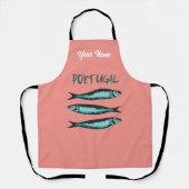 Tablier Sardines de Lisbonne, symbole du Portugal (Recto)