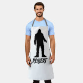 TABLIER SASQUATCH BIGFOOT CUSTOM DAD KITCHEN APRON (Porté)