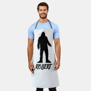 TABLIER SASQUATCH BIGFOOT CUSTOM DAD KITCHEN APRON