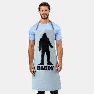 TABLIER SASQUATCH BIGFOOT PAPA DADDY KITCHEN APRON