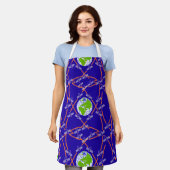 Tablier Satellites orbitant la Terre (Porté)