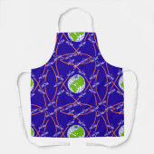 Tablier Satellites orbitant la Terre (Recto)