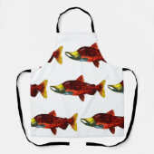 Tablier Saumon Apron | Poisson (Recto)
