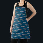 Tablier Saumon Motif PNW Pêche Fish River<br><div class="desc">Des illustrations amusantes dessinées à la main décorent ce joli tablier. Changez la couleur de l'arrière - plan si vous le souhaitez ! Consultez ma boutique pour plus d'articles amusants. Faites-moi savoir si vous voulez quelque chose de personnalisé !</div>