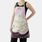 Tablier Saupoudrer le rose Cupcake personnalisé (Insitu)