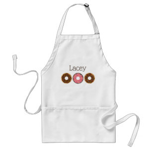 Tablier Saupoudrer les donuts sur une surface personnalis