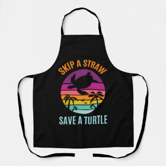 Tablier Sauter La Paille En Plastique Pour Sauver Une Tort