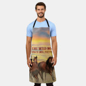 Tablier Sauvez Les Chevaux Sauvages (Porté)