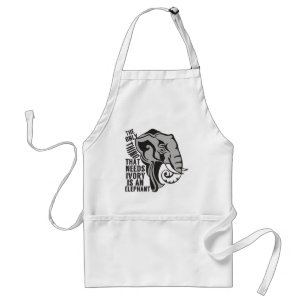 Tablier Sauvez les éléphants