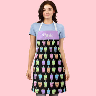 Tablier Saveurs de thé au lait Boba