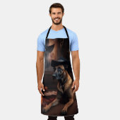 Tablier Scandale d'Halloween Citrouille (Porté)