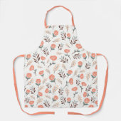 Tablier Scandi Apron with Red Poppies (Recto)