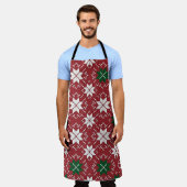 Tablier Scandinavian Fair Isle Christmas Edition 1 (Porté)