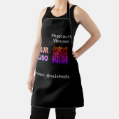 Tablier Scanner pour afficher le menu restaurant hôtel QR  (Insitu)