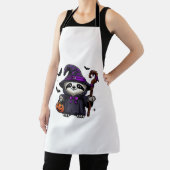 Tablier Scary Halloween Sloth Witch Hat Costume Spooky Sea (Insitu)