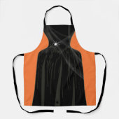 Tablier Scary sorcier noir Gown Halloween Costume (Recto)