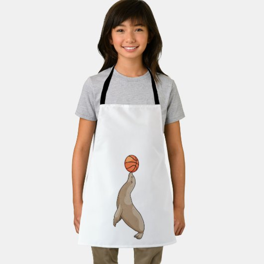 Tablier Sceau avec basket-ball (Insitu)