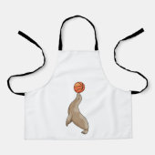 Tablier Sceau avec Basketball (Recto)