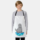 Tablier Sceau avec flocons de glace (Porté)