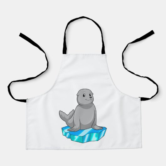 Tablier Sceau avec flocons de glace (Recto)