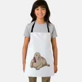 Tablier Sceau comme coiffeur avec peigne (Insitu)