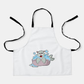 Tablier Sceau dans la baignoire (Recto)