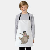 Tablier Sceller comme peintre avec pinceau (Porté)