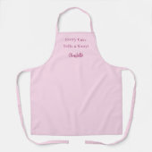 Tablier Scénario rose du chef pâtissier (Recto)