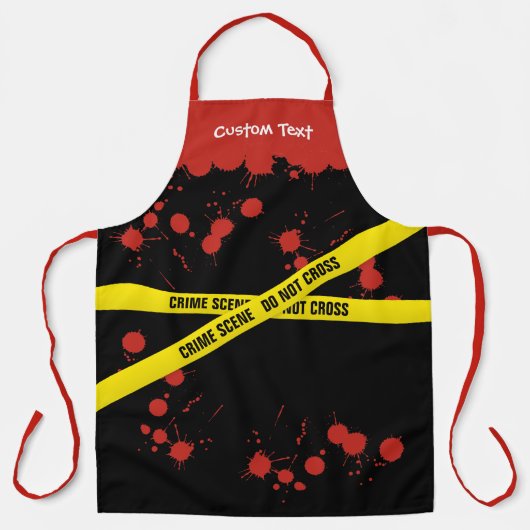 Tablier Scène criminelle (Recto)