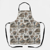 Tablier Scène de ferme rustique (Recto)