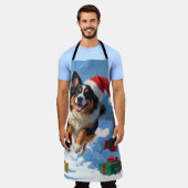 Tablier Scène de Noël du berger belge (Porté)