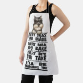 Tablier Schnauzer Chaque Snack Que Vous Faites Apron (Insitu)