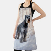 Tablier Schnauzer Laisser neiger Noël (Insitu)