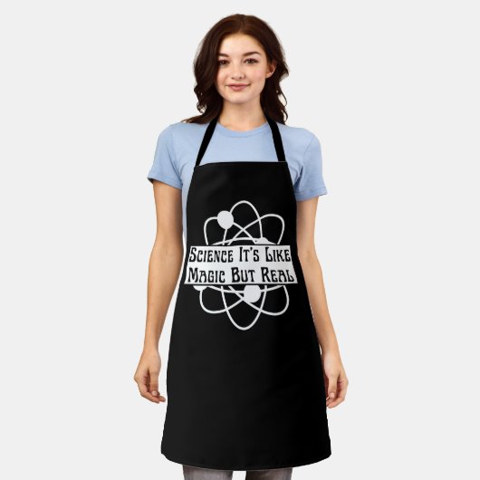 Tablier science tendance c'est comme de la magie mais c'es (Porté)