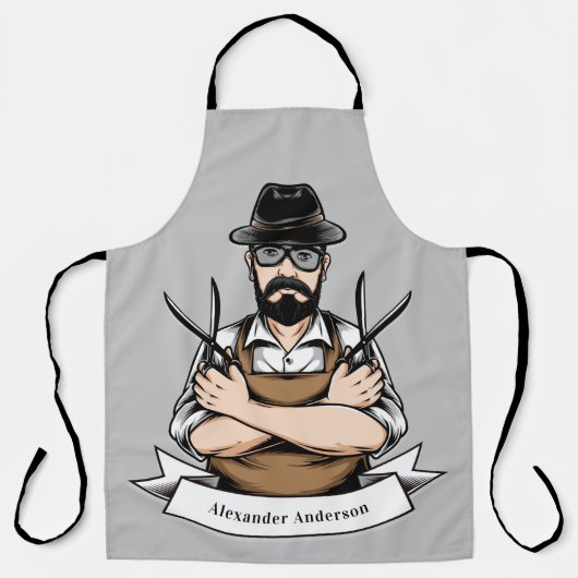 Tablier Scisser Guy Personnaliser Apron (Recto)