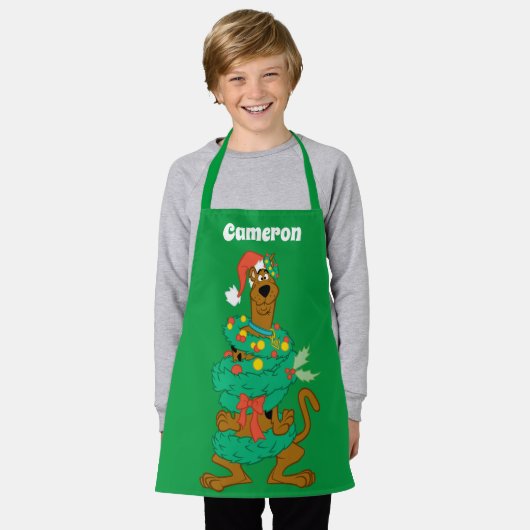 Tablier Scooby de Noël (Porté)
