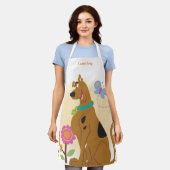 Tablier Scooby Doo à la suite du papillon (Porté)