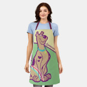 Tablier Scooby-Doo arc-en-ciel (Porté)