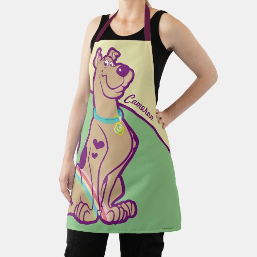 Tablier Scooby-Doo arc-en-ciel (Insitu)