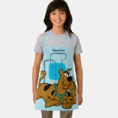 Tablier Scooby-Doo Carré Rétro Couché (Insitu)