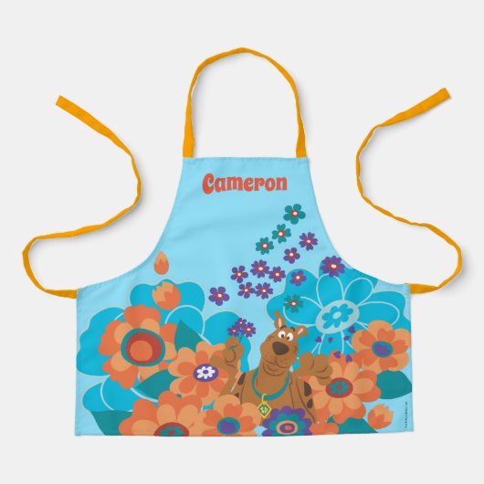 Tablier Scooby-Doo En Fleurs (Recto)